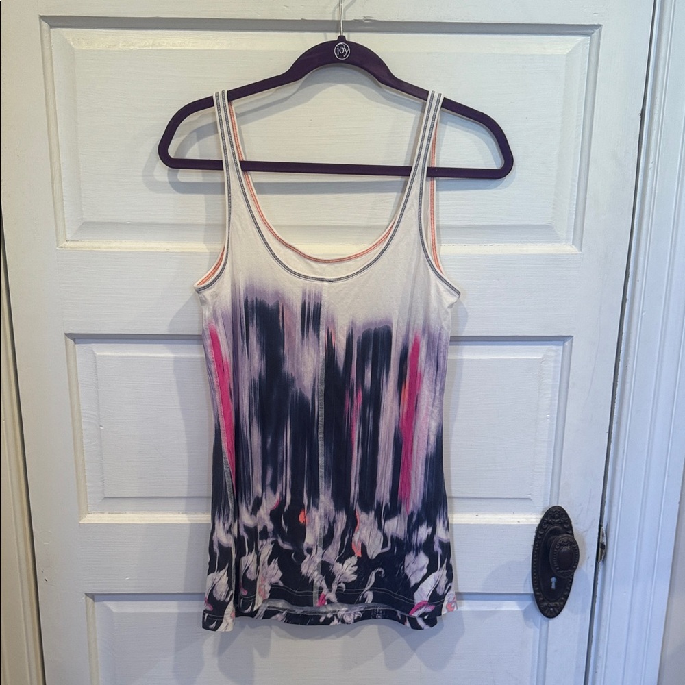 Lululemon Stylish Tie-Dye multicolored Tank Top